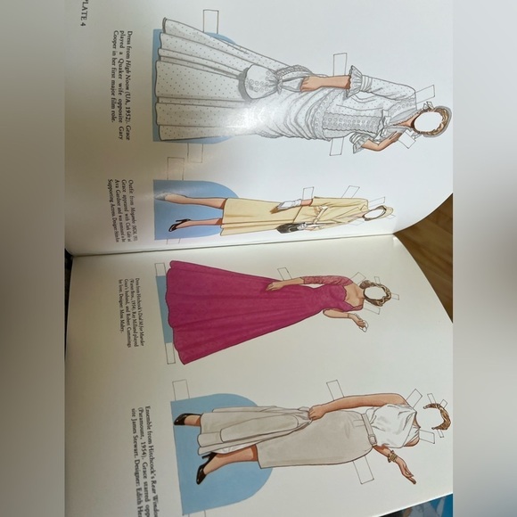 Grace Kelly Paper Dolls in Full Color by Tom Tierney uncut - Picture 4 of 7